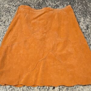 Vintage Terry Lewis 100% Leather Skirt